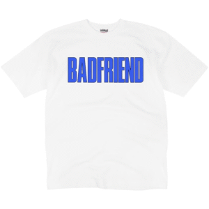 Badfriend Purple White T Shirt