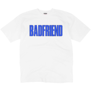 Badfriend Purple White T Shirt